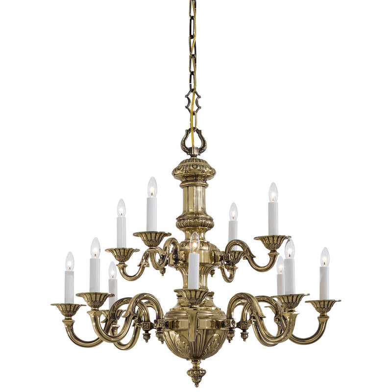 Metropolitan - N700212 - 12 Light Chandelier - Metropolitan - Classic Brass
