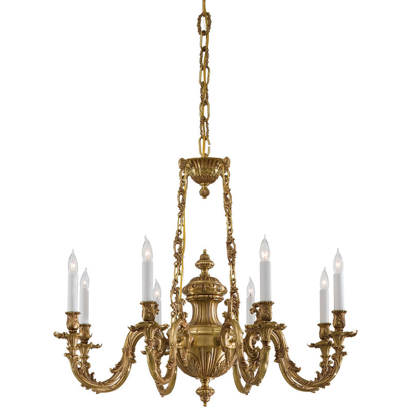 Metropolitan - N700408 - Eight Light Chandelier - Metropolitan - Classic Brass