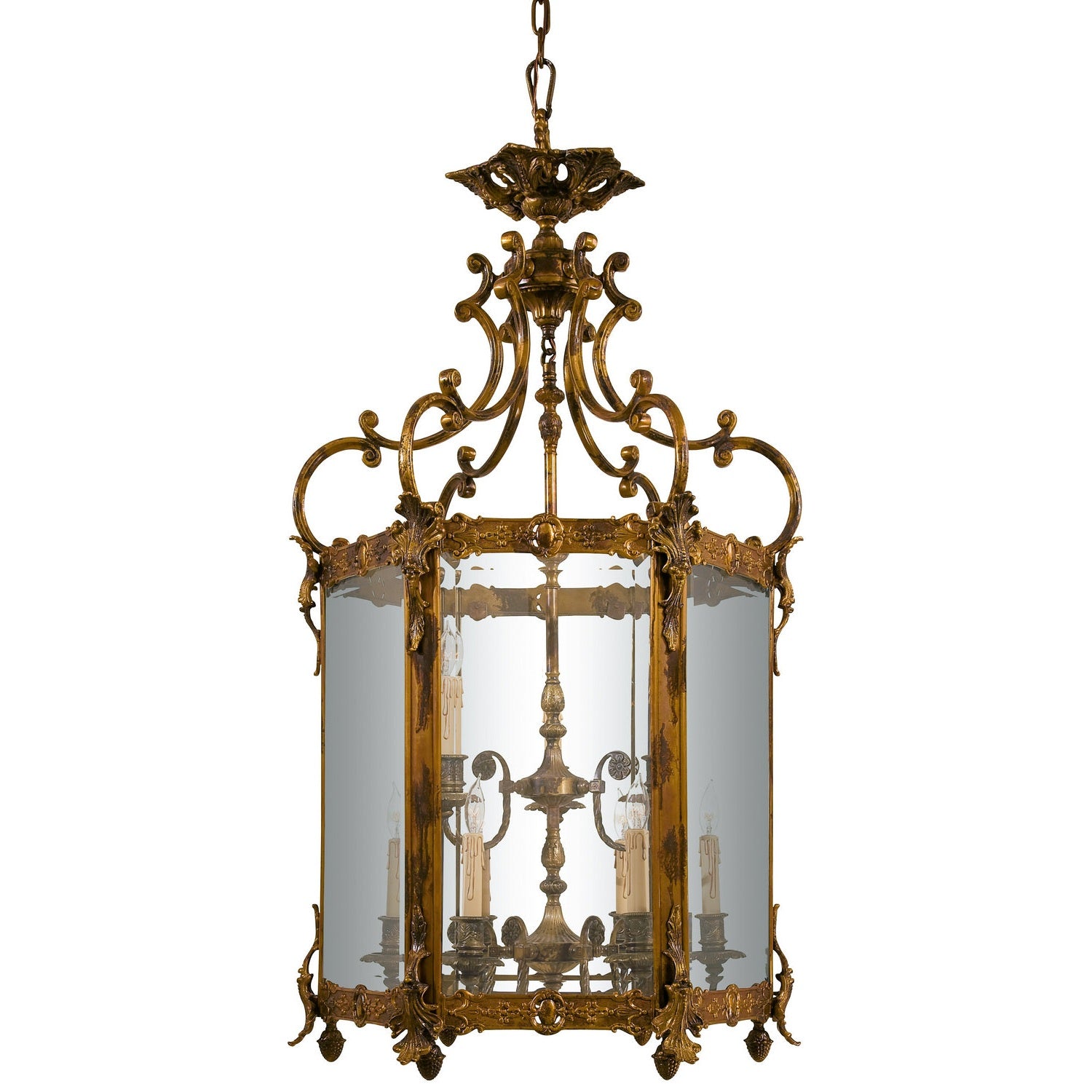 Metropolitan - N2345 - Nine Light Foyer Pendant - Metropolitan - Oxide Brass
