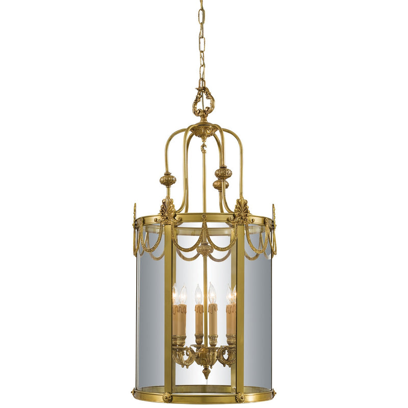 Metropolitan - N850906 - Six Light Foyer Pendant - Metropolitan - DorÔøΩÔøΩ Gold