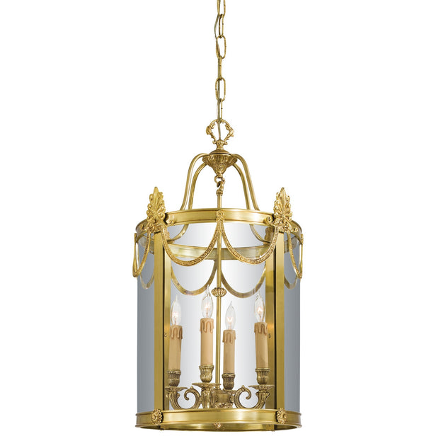 Metropolitan - N850804 - Four Light Foyer Pendant - Metropolitan - DorÔøΩÔøΩ Gold