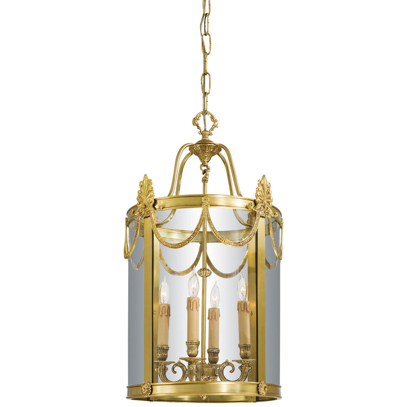 Metropolitan - N850804 - Four Light Foyer Pendant - Metropolitan - DorÔøΩÔøΩ Gold