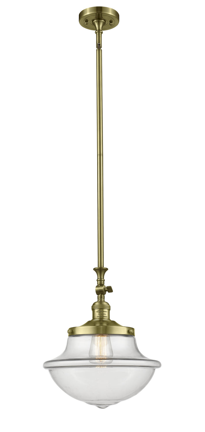 Innovations - 206-AB-G542 - One Light Mini Pendant - Franklin Restoration - Antique Brass
