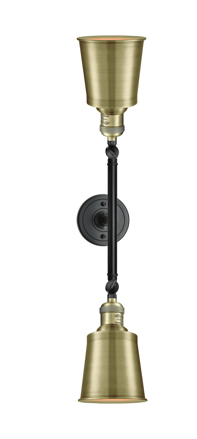 Innovations - 208L-BAB-M9-AB - Two Light Bath Vanity - Franklin Restoration - Black Antique Brass