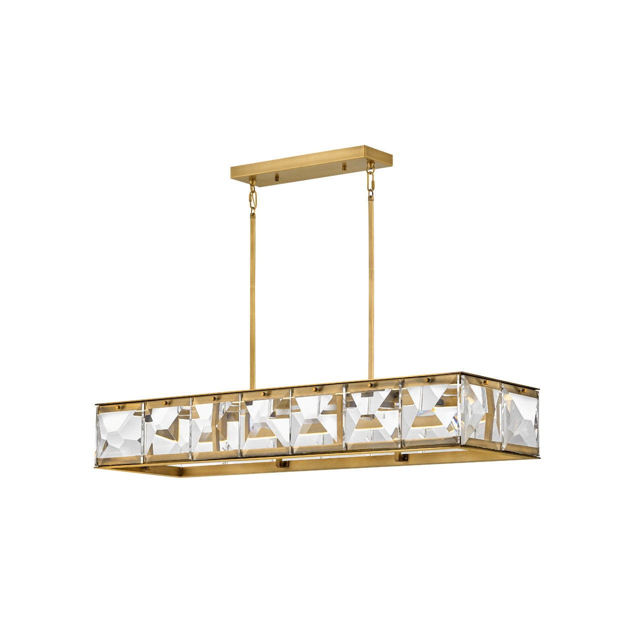 Fredrick Ramond - FR30106HBR - LED Linear Pendant - Jolie - Heritage Brass