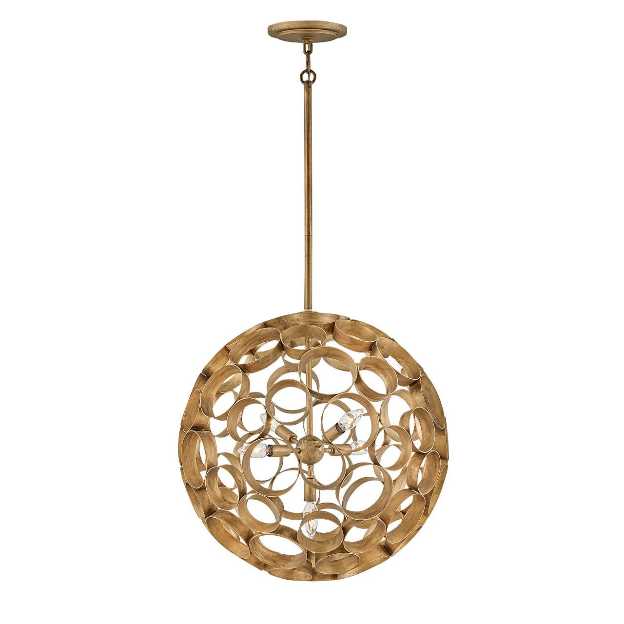 Fredrick Ramond - FR30144BNG - LED Chandelier - Centric - Burnished Gold