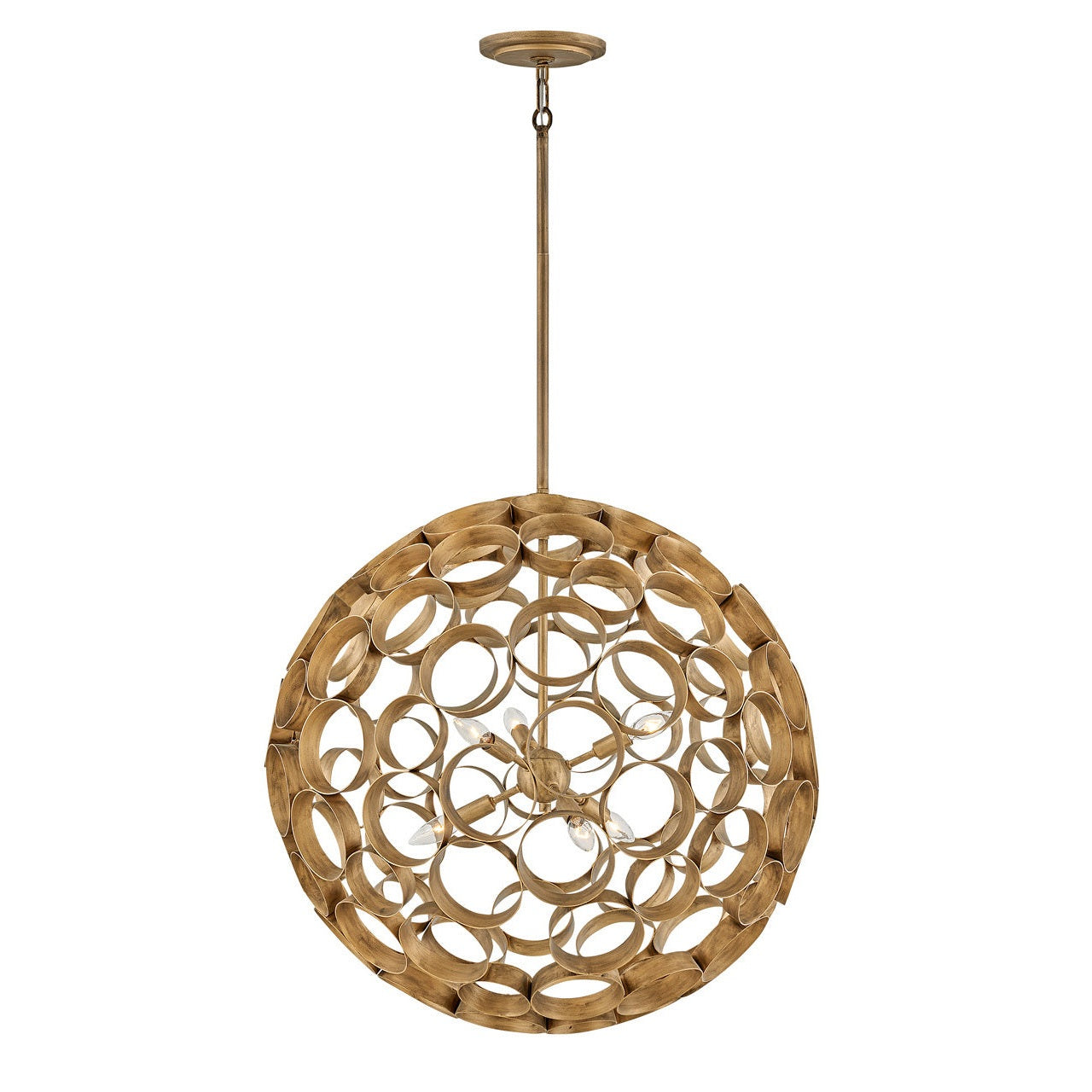 Fredrick Ramond - FR30146BNG - LED Chandelier - Centric - Burnished Gold
