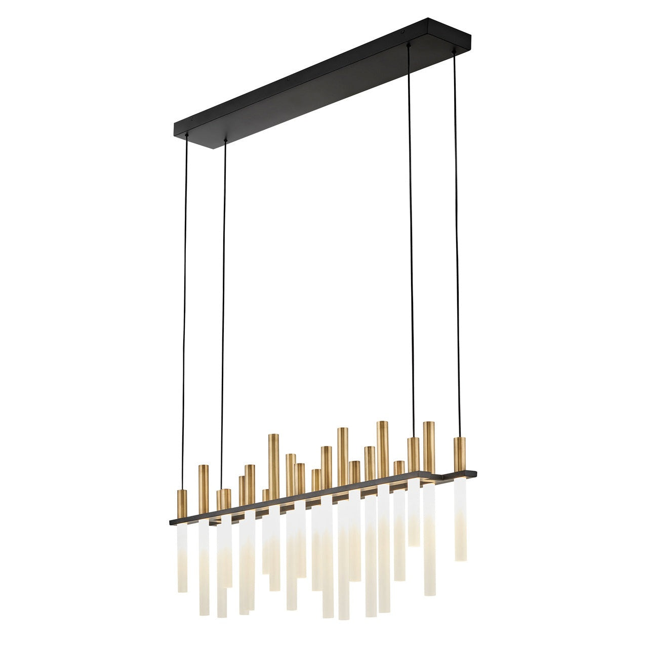 Fredrick Ramond - FR30705BLK - LED Linear Pendant - Echo - Black