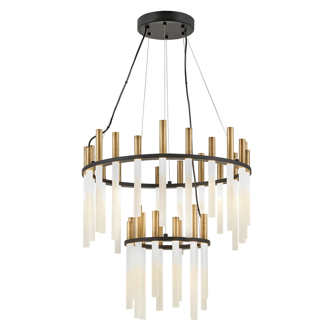 Fredrick Ramond - FR30708BLK - LED Chandelier - Echo - Black