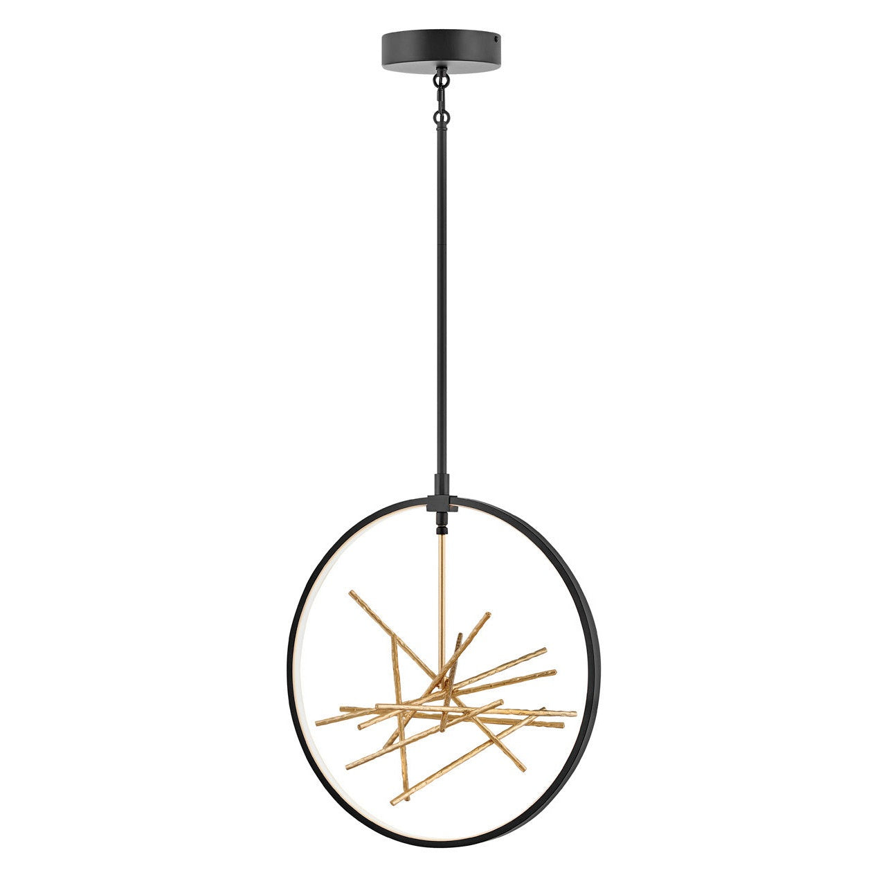 Fredrick Ramond - FR46405BLK - LED Pendant - Styx - Black