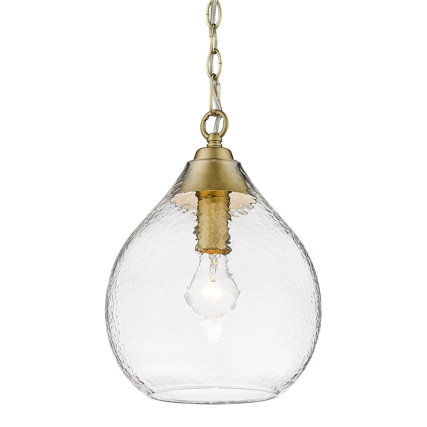 Golden - 1094-S BCB-HCG - One Light Pendant - Ariella - Brushed Champagne Bronze