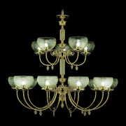 Framburg - 7515 PB - 15 Light Foyer Chandelier - Chancery - Polished Brass