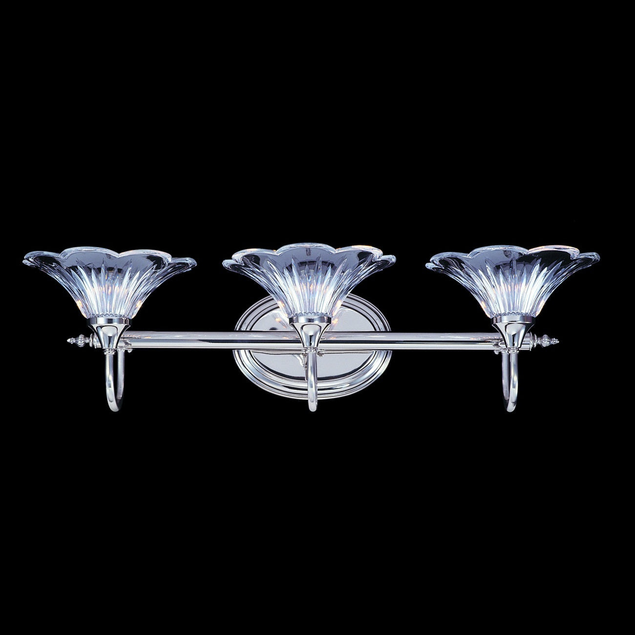 Framburg - 8733 PS - Three Light Wall Sconce - Geneva - Polished Silver