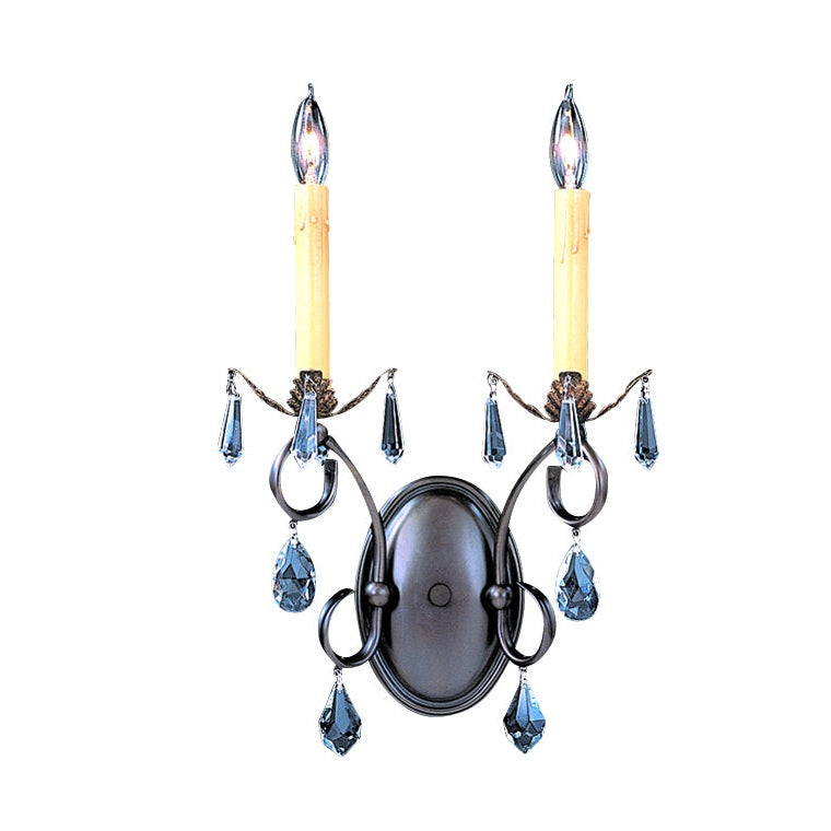 Framburg - 9902 MB - Two Light Wall Sconce - Liebestraum - Mahogany Bronze