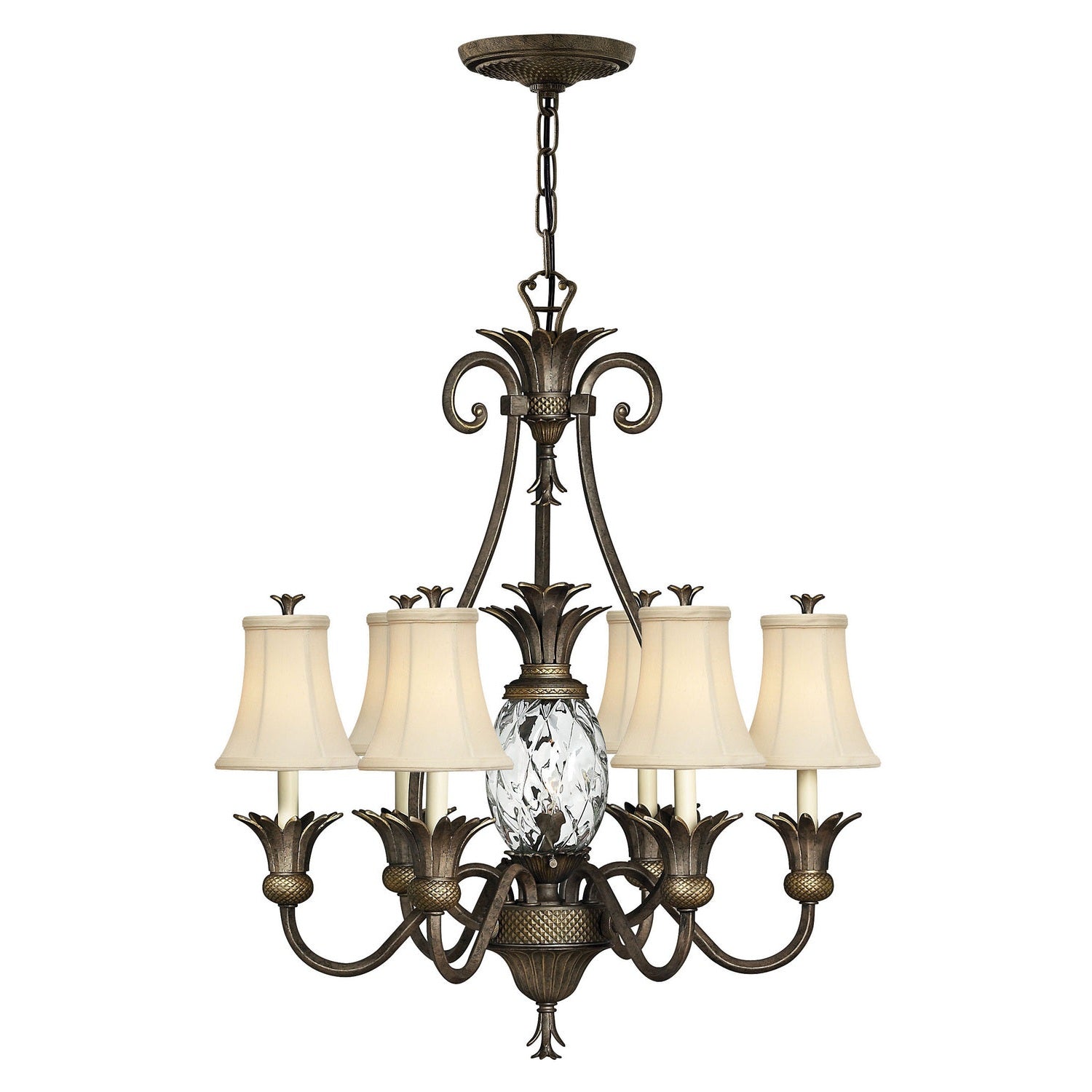 Hinkley - 4886PZ - LED Foyer Pendant - Plantation - Pearl Bronze
