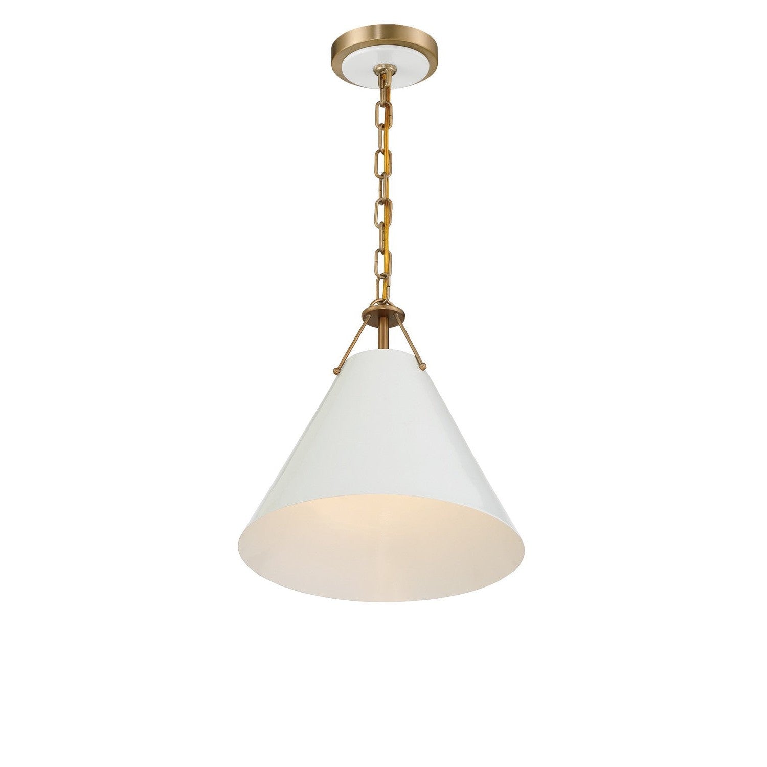 Crystorama - XAV-B8301-VG - One Light Pendant - Xavier - Vibrant Gold