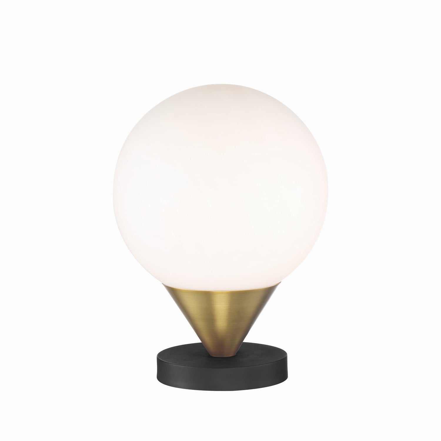 George Kovacs - P1831-1-618 - LED Table Lamp - Alluria - Weathered Black W/Autumn Gold