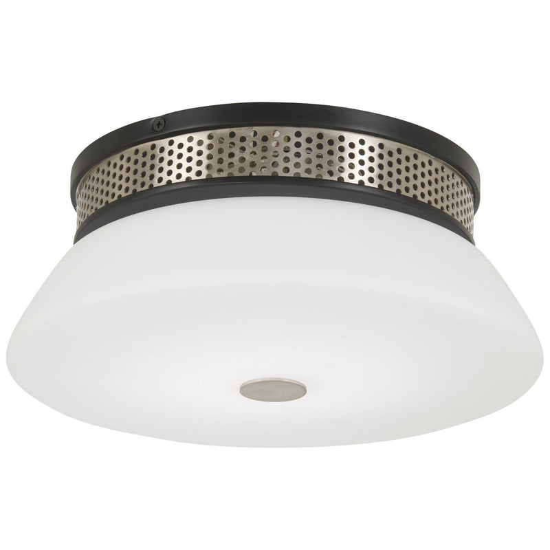 George Kovacs - P954-691-L - LED Flush Mount - Tauten - Coal With Brushed Nickel