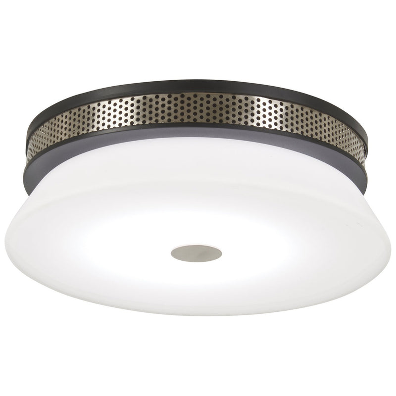 George Kovacs - P955-691-L - LED Flush Mount - Tauten - Coal With Brushed Nickel
