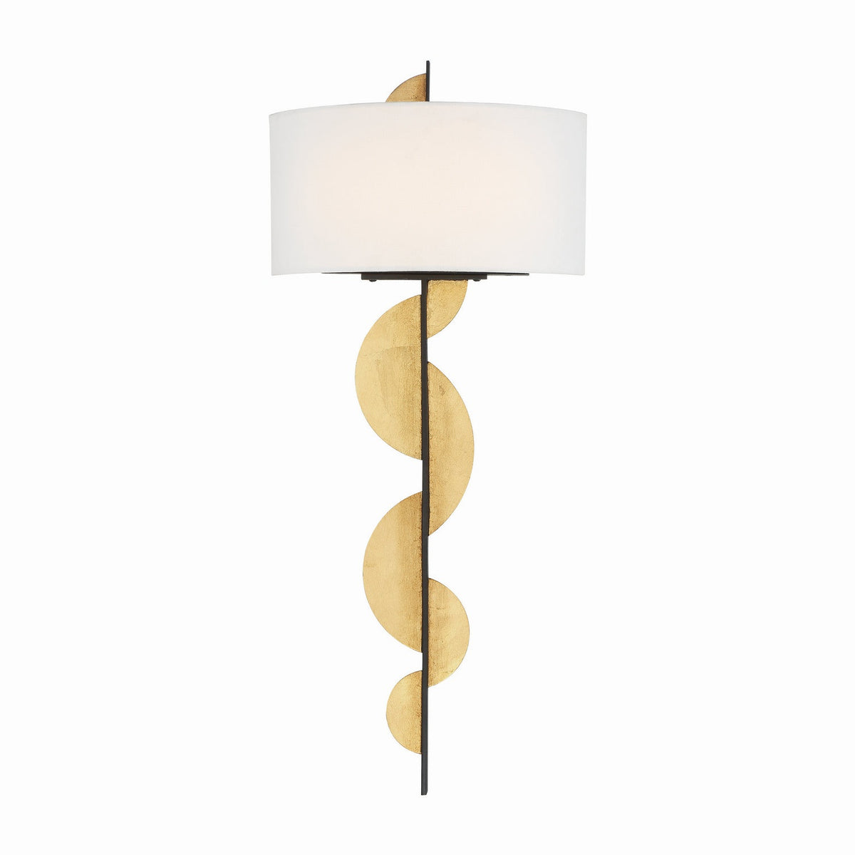 Metropolitan - N7920-682-L - LED Wall Sconce - Navia - Sand Coal With Ardent Gold Leaf