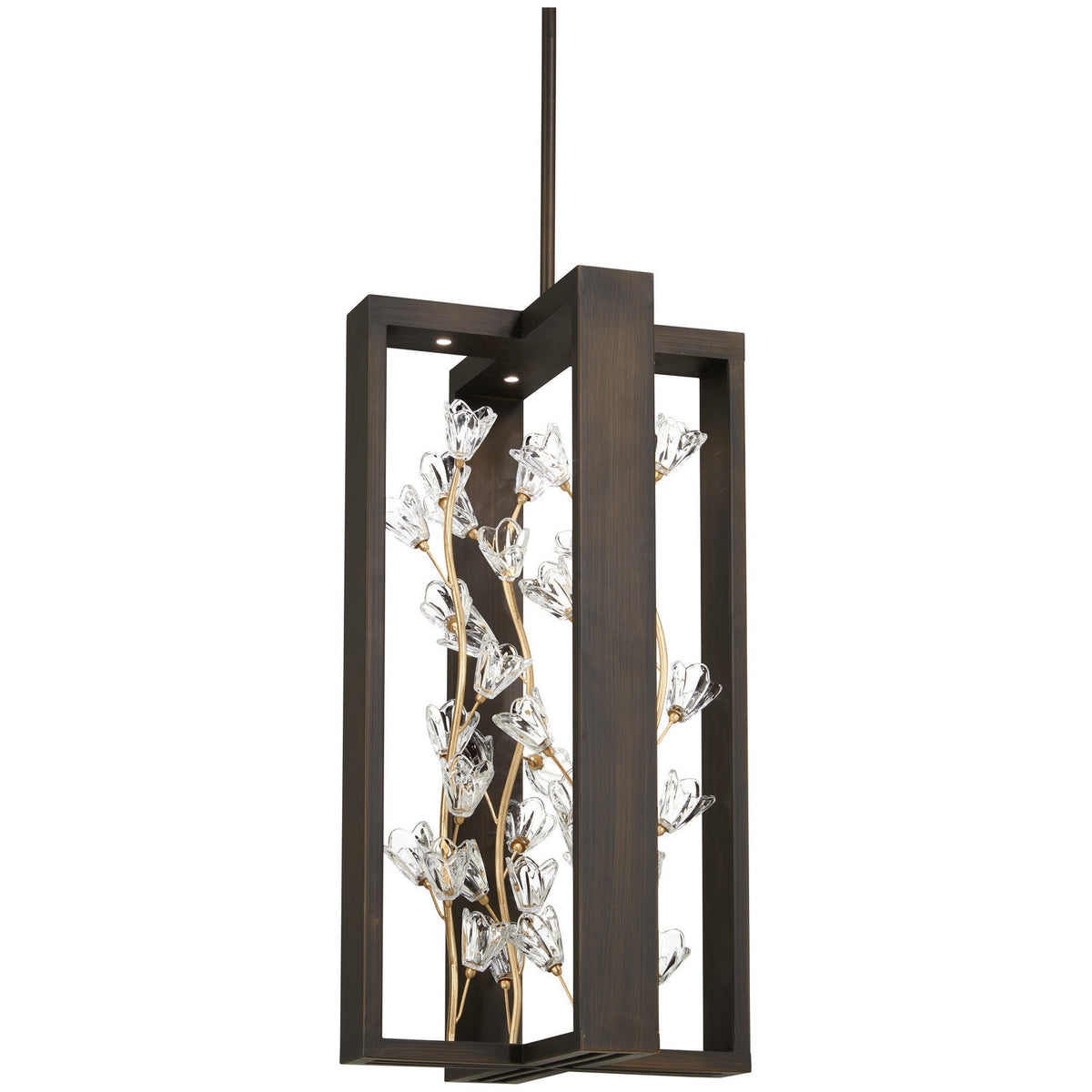 Metropolitan - N7967-730-L - LED Pendant - Maison Des Fleurs - Regal Bronze With Empire Gold Leaf