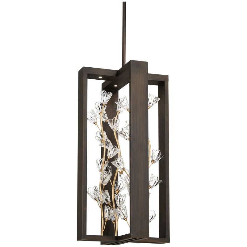Metropolitan - N7967-730-L - LED Pendant - Maison Des Fleurs - Regal Bronze With Empire Gold Leaf