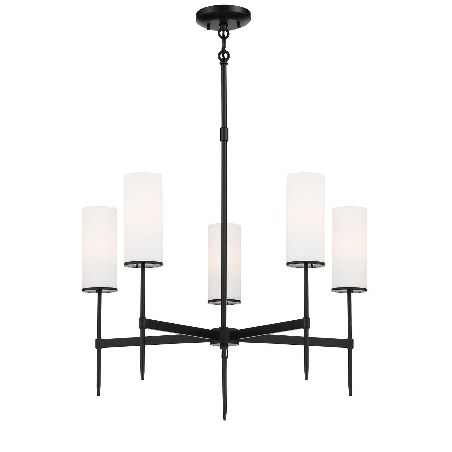 Minka-Lavery - 3845-66A - Five Light Chandelier - First Avenue - Coal