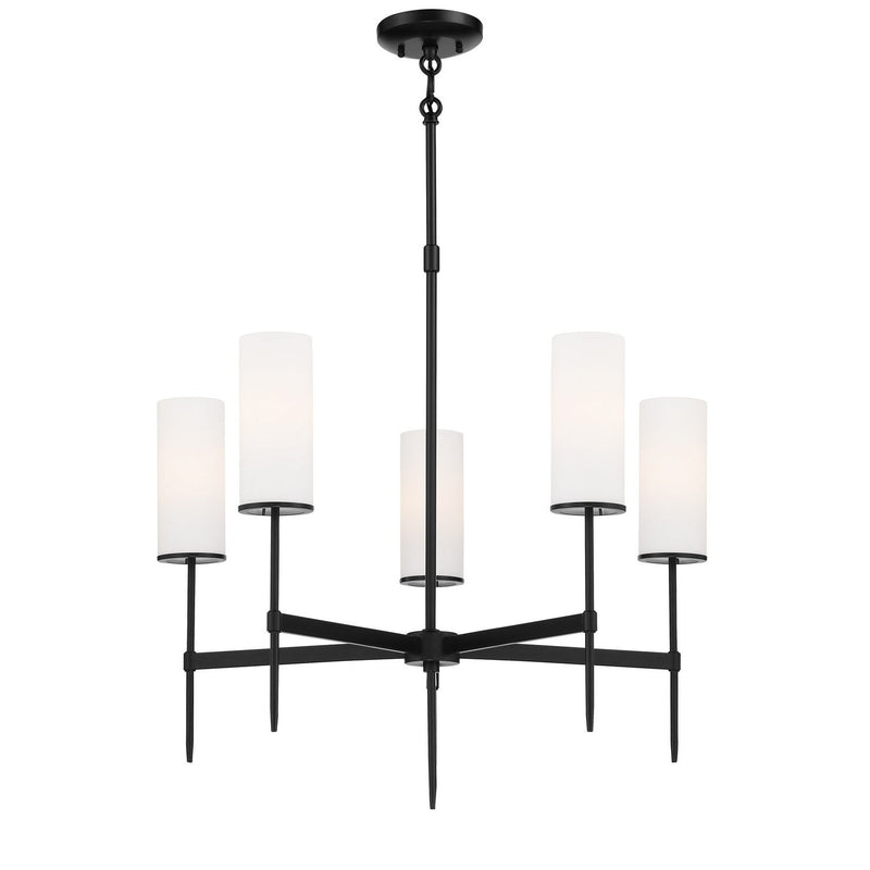 Minka-Lavery - 3845-66A - Five Light Chandelier - First Avenue - Coal