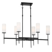 Minka-Lavery - 3846-66A - Six Light Island Pendant - First Avenue - Coal