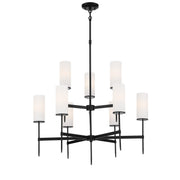 Minka-Lavery - 3849-66A - Nine Light Chandelier - First Avenue - Coal
