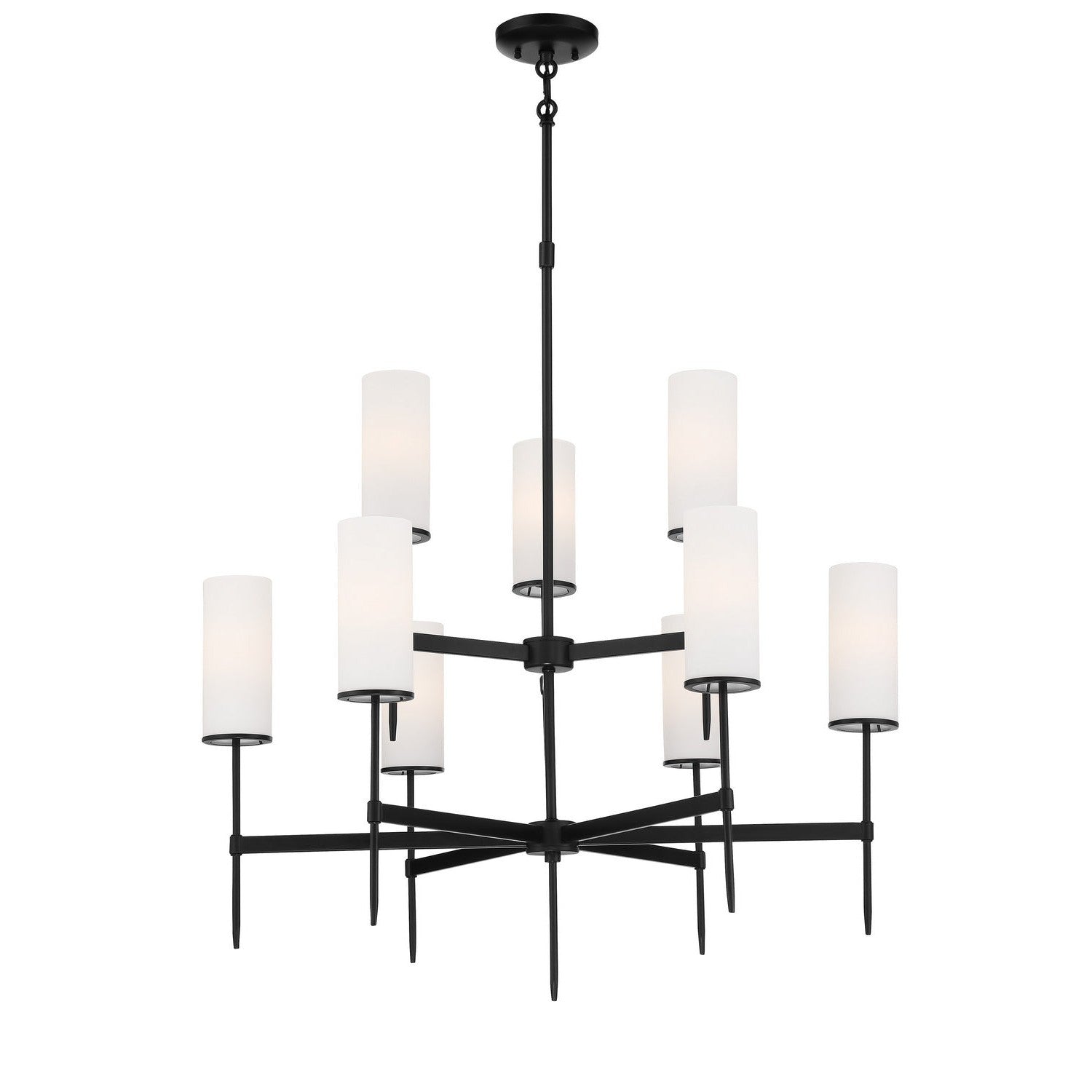 Minka-Lavery - 3849-66A - Nine Light Chandelier - First Avenue - Coal