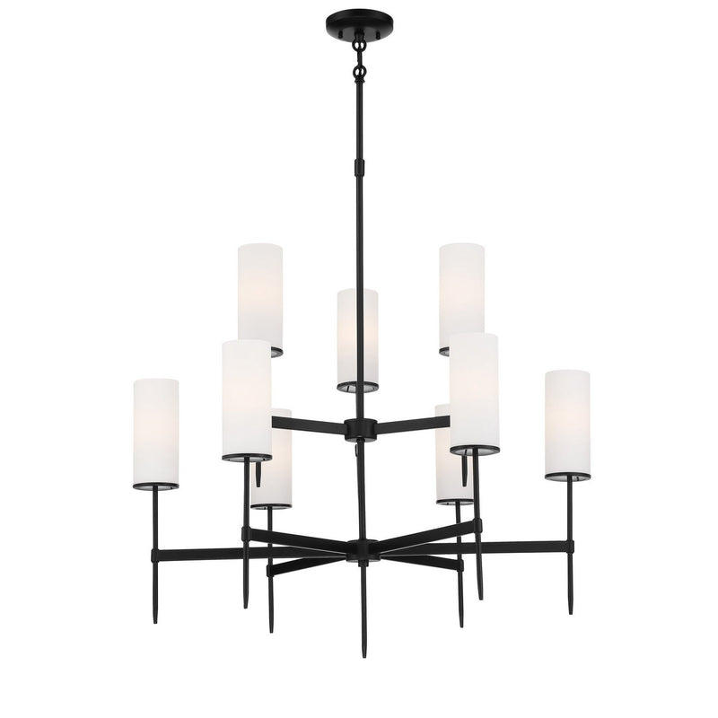 Minka-Lavery - 3849-66A - Nine Light Chandelier - First Avenue - Coal