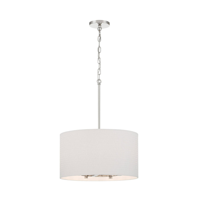 Minka-Lavery - 3925-613 - Five Light Pendant - Palmetto - Polished Nickel