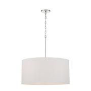 Minka-Lavery - 3926-613 - Six Light Pendant - Palmetto - Polished Nickel