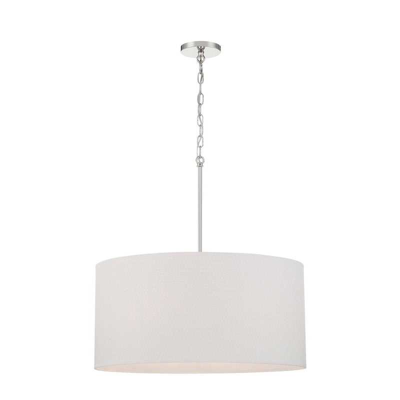 Minka-Lavery - 3926-613 - Six Light Pendant - Palmetto - Polished Nickel