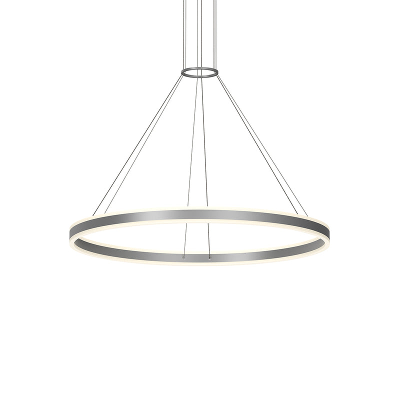 Sonneman - 2307.16 - LED Pendant - Double Corona - Bright Satin Aluminum