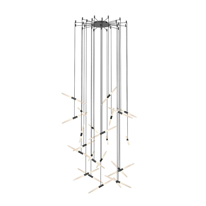 Sonneman - 2897.25 - LED Pendant - Ballet - Satin Black