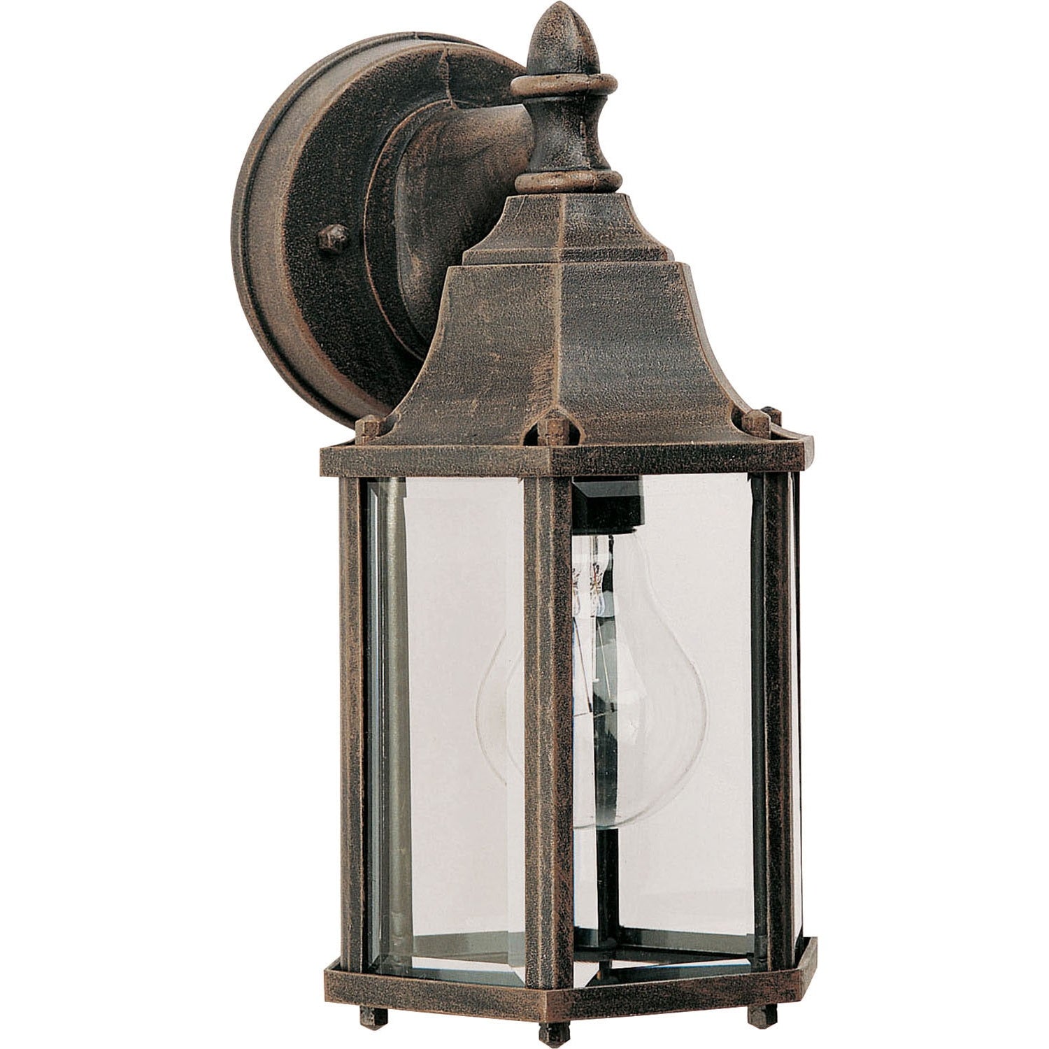 Maxim - 1026RP - One Light Outdoor Wall Lantern - Builder Cast - Rust Patina