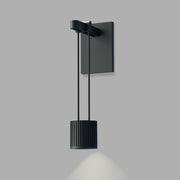 Sonneman - SLS0218 - One Light Wall Sconce - Suspenders - Satin Black