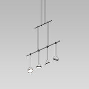 Sonneman - SLS1155 - Four Light Pendant - Suspenders - Satin Black