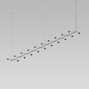 Sonneman - SLS1156 - 20 Light Pendant - Suspenders - Satin Black
