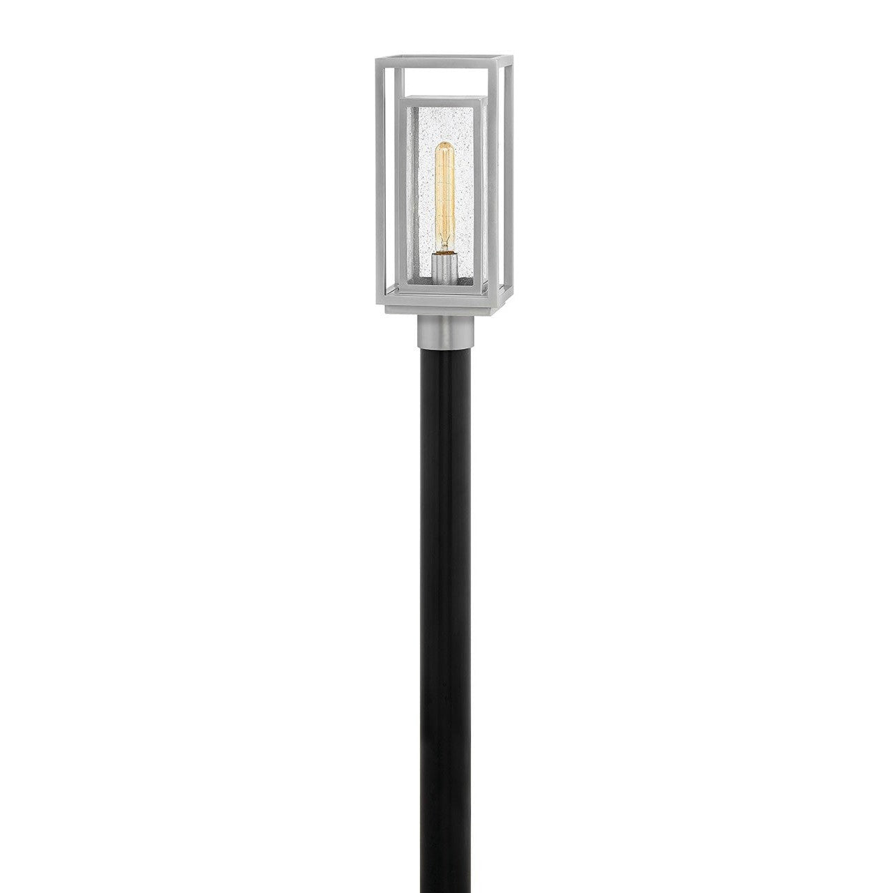 Hinkley - 1001SI-LV - LED Post Top or Pier Mount Lantern - Republic - Satin Nickel