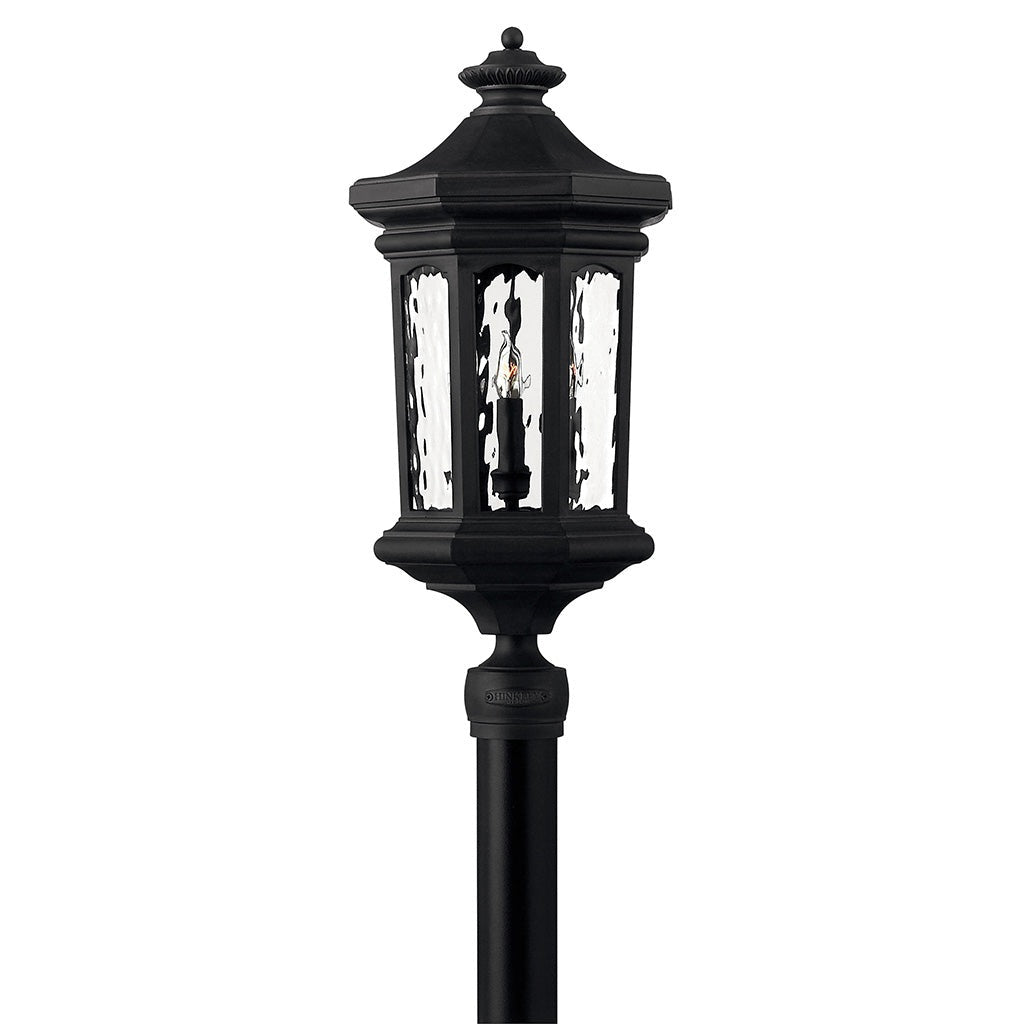 Hinkley - 1601MB-LV - LED Post Top or Pier Mount Lantern - Raley - Museum Black