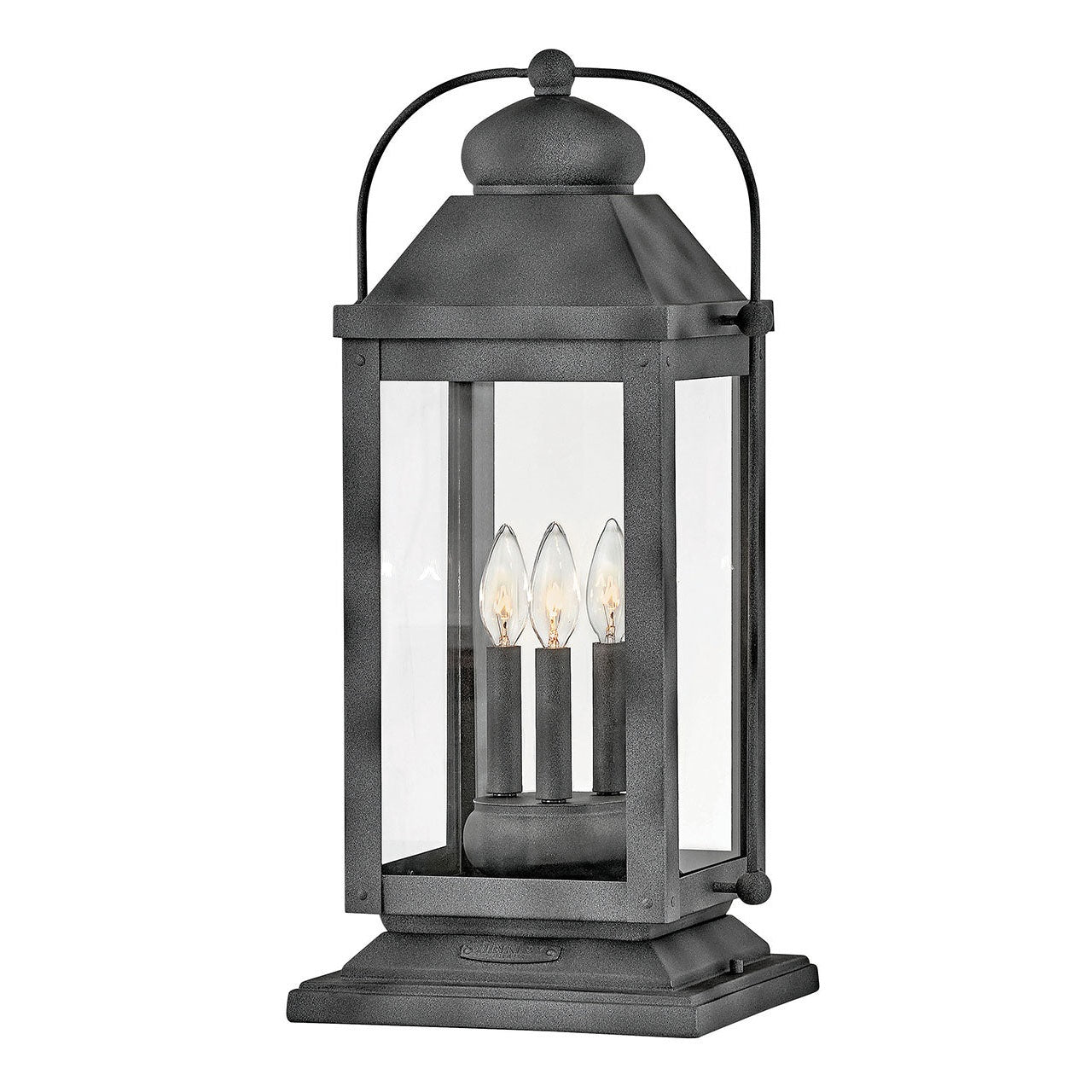 Hinkley - 1857DZ-LV - LED Pier Mount - Anchorage - Aged Zinc