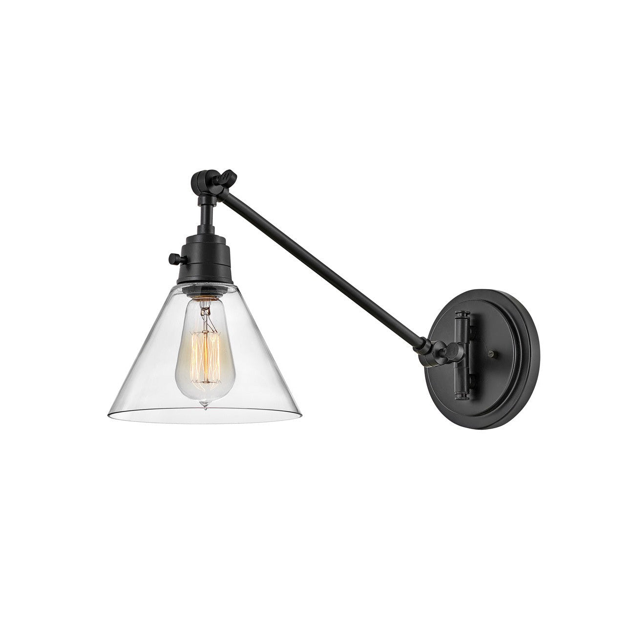 Hinkley - 3690BK-CL - LED Wall Sconce - Arti - Black