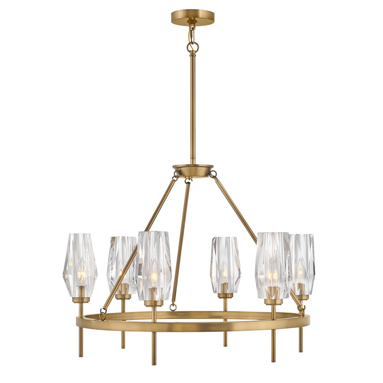 Hinkley - 38255HB - LED Chandelier - Ana - Heritage Brass