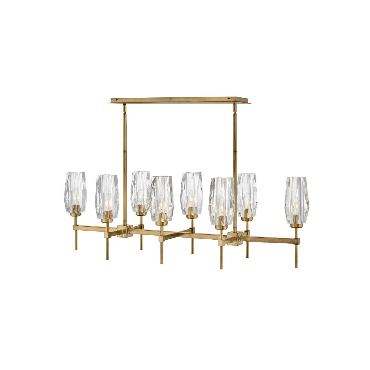 Hinkley - 38256HB - LED Linear Chandelier - Ana - Heritage Brass
