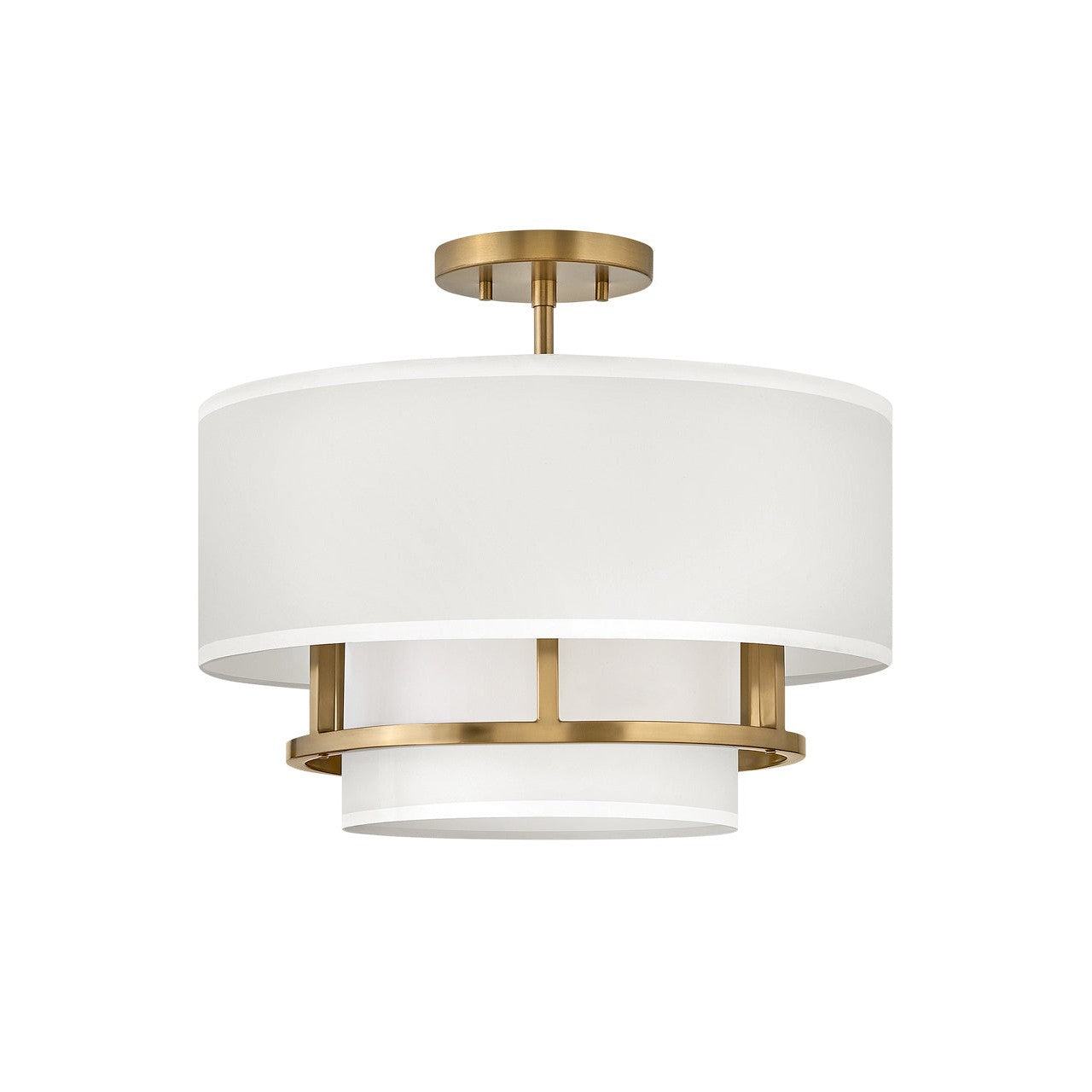 Hinkley - 38893LCB - LED Semi-Flush Mount - Graham - Lacquered Brass