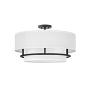 Hinkley - 38894BK - LED Semi-Flush Mount - Graham - Black