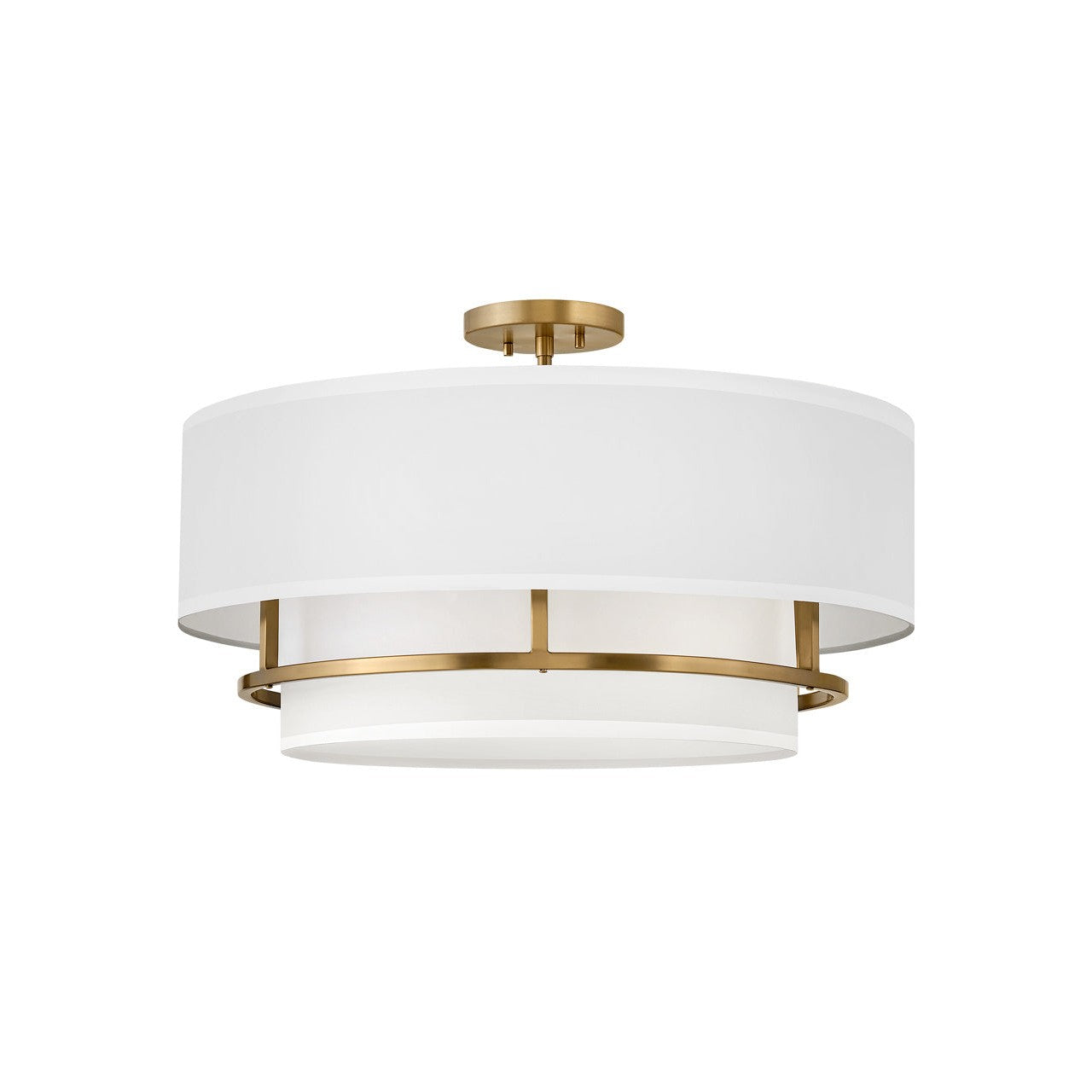 Hinkley - 38894LCB - LED Semi-Flush Mount - Graham - Lacquered Brass